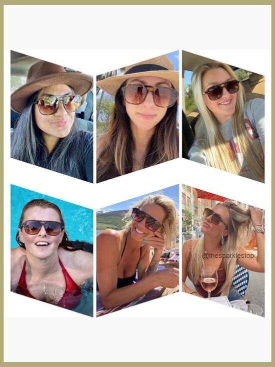 Retro Aviator Sunglasses with TAC Lenses UV400 Protection main image 5